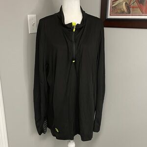 Helly Hansen H/H Workwear quarter 1/4 zip mens pullover black lightweight 4XL